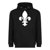 Vintage Quebec Hockey   Retro Nordiques Fleur De Lis Heavyweight Hoodie | Teevron