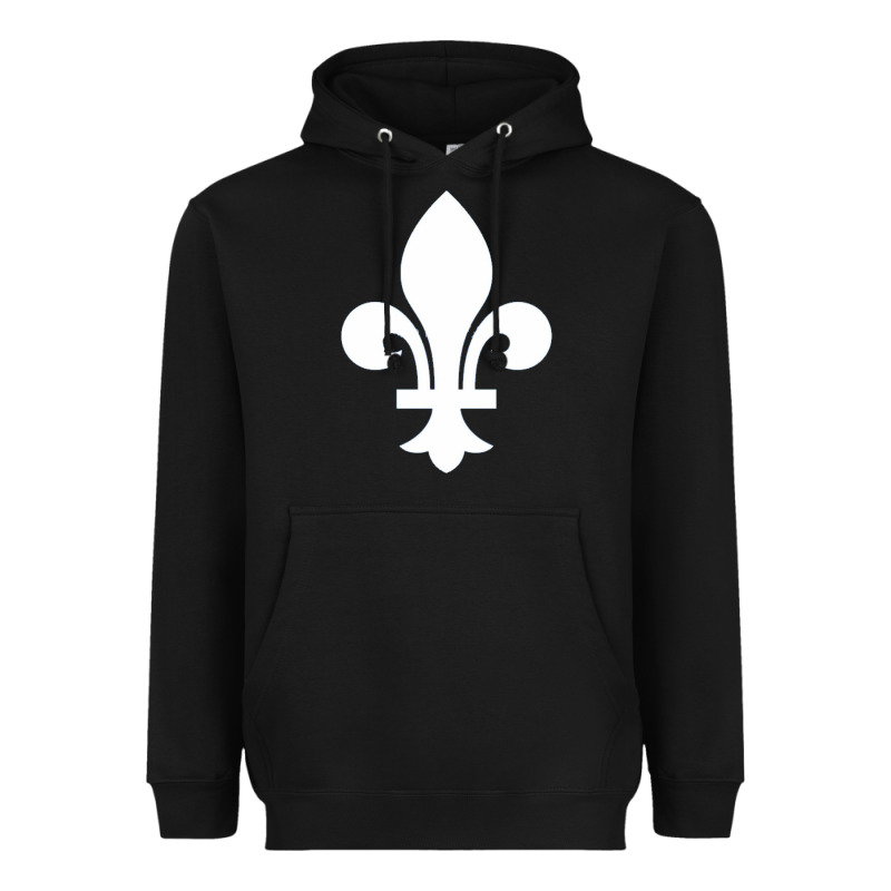 Vintage Quebec Hockey   Retro Nordiques Fleur De Lis Heavyweight Hoodie by tuanDangUi | Teevron