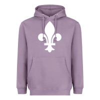 Lavender vintage quebec hockey   retro nordiques fleur de lis Heavyweight Hoodie - tuanDangUi