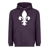 Plum vintage quebec hockey   retro nordiques fleur de lis Heavyweight Hoodie - tuanDangUi