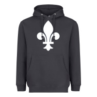 Smoke vintage quebec hockey   retro nordiques fleur de lis Heavyweight Hoodie - tuanDangUi