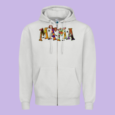 Halloween Mama Zipper Hoodie Designed By Bundleandbundleshop