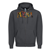 Smoke halloween mama Zipper Hoodie - BundleAndBundleShop