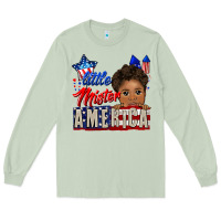 Matcha little mister america black boy Long Sleeve Tee - CowGirlArtShop