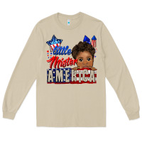 Mushroom little mister america black boy Long Sleeve Tee - CowGirlArtShop