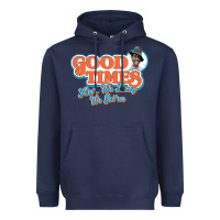 Navy good times ain't we lucky we got'em Heavyweight Hoodie - tuanDangUi