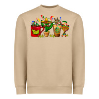 Mushroom Mexico Coffee Cups With Cactus Sombrero And Maraca Heavyweight Sweatshirt - FaDigitalArtStudio