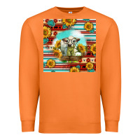 Carrot Charolais Calf Gemstone Premium Sweatshirt - LillyAllenDesigns