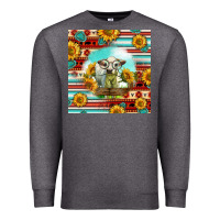 Charcoal Heather Charolais Calf Gemstone Premium Sweatshirt - LillyAllenDesigns