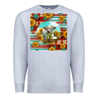 Heather Grey Charolais Calf Gemstone Premium Sweatshirt - LillyAllenDesigns