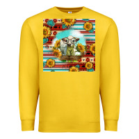 Lemon Charolais Calf Gemstone Premium Sweatshirt - LillyAllenDesigns