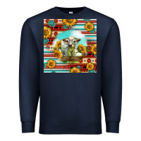 Navy Charolais Calf Gemstone Premium Sweatshirt - LillyAllenDesigns