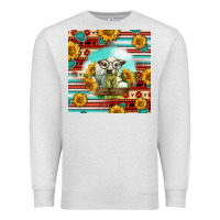 Oatmeal Heather Charolais Calf Gemstone Premium Sweatshirt - LillyAllenDesigns