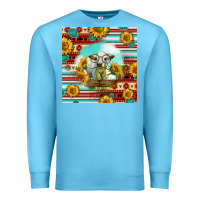 Ocean Blue Charolais Calf Gemstone Premium Sweatshirt - LillyAllenDesigns
