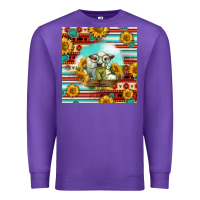Purple Charolais Calf Gemstone Premium Sweatshirt - LillyAllenDesigns