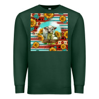 Sports Green Charolais Calf Gemstone Premium Sweatshirt - LillyAllenDesigns