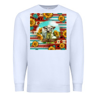 White Charolais Calf Gemstone Premium Sweatshirt - LillyAllenDesigns
