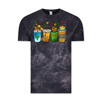Cloud Black Cinco de Mayo Coffee Cups Vintage Tee - texasbilliewilder