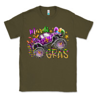 Army Green mardi gras monster truck Classic Tee - RacoonDesign