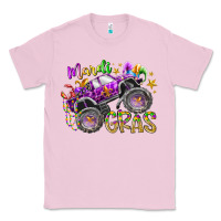 Bubblegum Pink mardi gras monster truck Classic Tee - RacoonDesign
