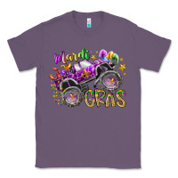 Lavender mardi gras monster truck Classic Tee - RacoonDesign