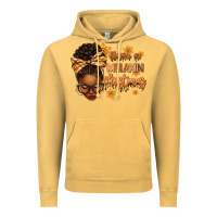 Vintage Mustard Have a melanin Christmas afro woman Vintage Hoodie - texasbilliewilder