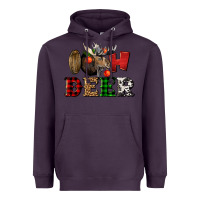 Plum oh deer christmas Heavyweight Hoodie - LillyAllenDesigns