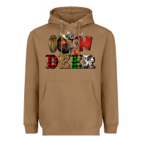 Toasted Coconut oh deer christmas Heavyweight Hoodie - LillyAllenDesigns