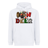White oh deer christmas Heavyweight Hoodie - LillyAllenDesigns