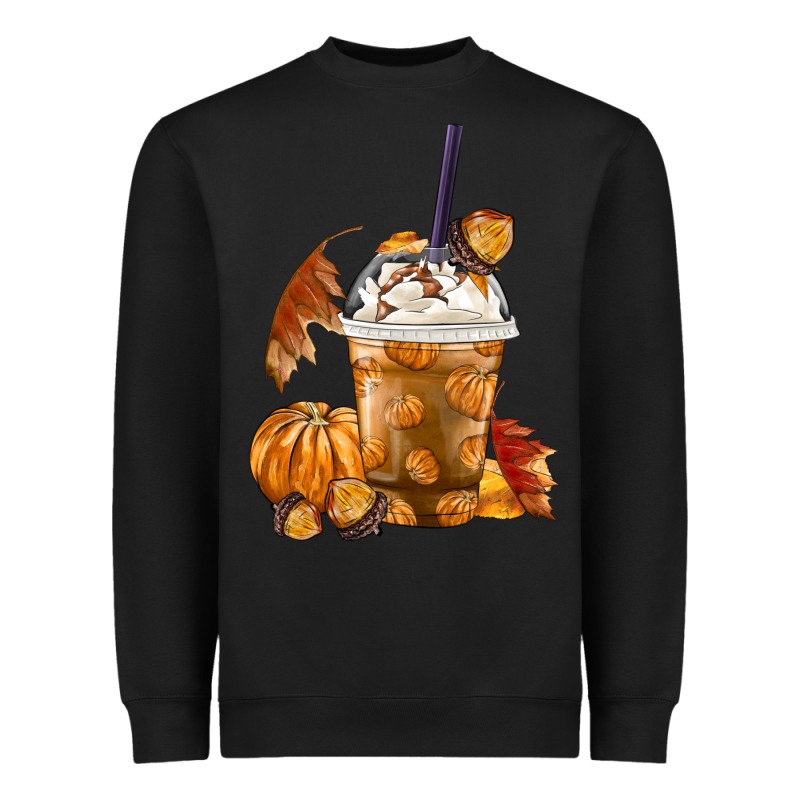 Pumpkin Spice Coffee Heavyweight Sweatshirt by FaDigitalArtStudio | Teevron