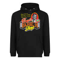 Black floyd's barbershop Heavyweight Hoodie - tuanDangUi