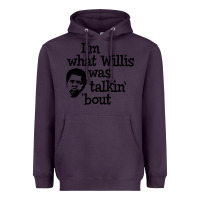 Plum i'm what willis was talking about Heavyweight Hoodie - tuanDangUi