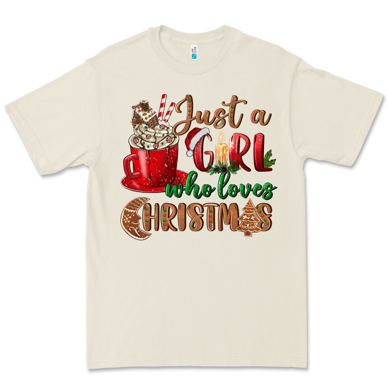 Just A Girl Who Loves Christmas Premium Tee by BundleAndBundleShop | Teevron