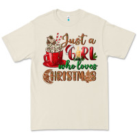 Bone just a girl who loves christmas Premium Tee - BundleAndBundleShop
