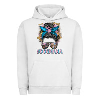 Pigment Lunar Rock dog mama messy bun Urban Hoodie - BarkalooDesign