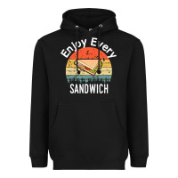 Black enjoy every sandwich   sandwich gift   sandwich lover   funny gift ide Heavyweight Hoodie - tuanDangUi