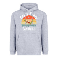 Heather Grey enjoy every sandwich   sandwich gift   sandwich lover   funny gift ide Heavyweight Hoodie - tuanDangUi