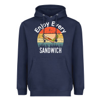 Navy enjoy every sandwich   sandwich gift   sandwich lover   funny gift ide Heavyweight Hoodie - tuanDangUi