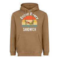 Enjoy Every Sandwich   Sandwich Gift   Sandwich Lover   Funny Gift Ide Heavyweight Hoodie | Teevron