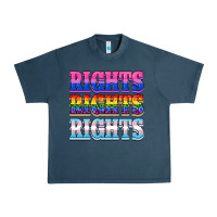 Midnight Navy Rights rights rights Urban Heavy Tee - NancyCooperArtShop