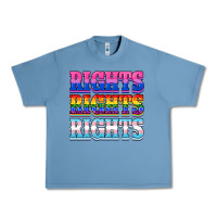 Pebble Blue Rights rights rights Urban Heavy Tee - NancyCooperArtShop