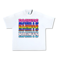 White Rights rights rights Urban Heavy Tee - NancyCooperArtShop