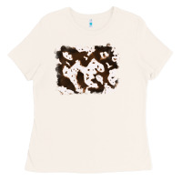 Bone cowhide Ladies Tee - RanaPortraitStore