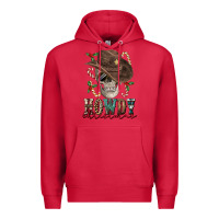 Cardinal howdy christmas skull Premium Hoodie - FaDigitalArtStudio