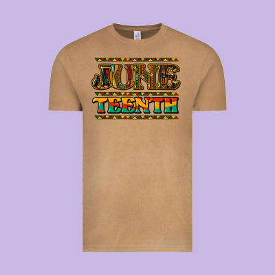 Juneteenth Vintage Tee Designed By Nancycooperartshop