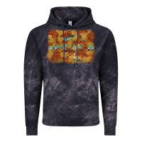 Cloud Black Aztec Background Pattern Western Vintage Hoodie - texasbilliewilder