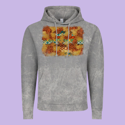 Aztec Background Pattern Western Vintage Hoodie Designed By Texasbilliewilder