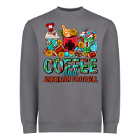 Storm Coffee And American Football Coffee Cups Heavyweight Sweatshirt - FaDigitalArtStudio