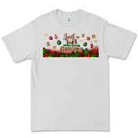 Dove Grey just a girl who loves christmas libbey glass Premium Tee - BundleAndBundleShop