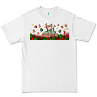 Just A Girl Who Loves Christmas Libbey Glass Premium Tee | Teevron